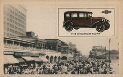 The Chevrolet Sedan Postcard
