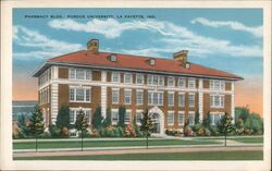Pharmacy Building, Purdue University Postcard