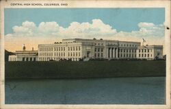 Central High School Postcard