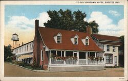 Ye Old Yorktown Hotel Postcard
