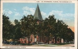 First Congregational Church Postcard