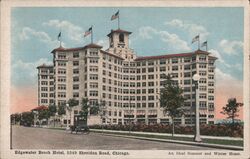 Edgewater Beach Hotel, Chicago Postcard