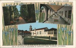 Neighbors of Woodcraft Home Patios Riverside Postcard