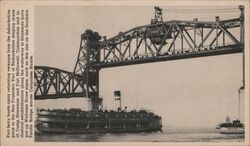 Port Ferry Entering San Francisco Harbor Postcard