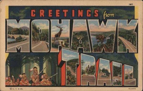 Greetings from The Mohawk Trail Large Letter
