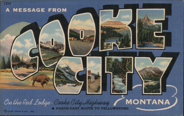 Greetings from Cooke City Montana