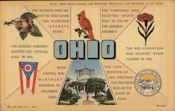 Greetings from Ohio Postcard Postcard Postcard