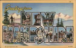 Greetings from New Hampshire Postcard Postcard Postcard