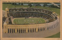 Stadium, Ohio State University Postcard