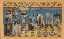 Greetings from New Orleans Postcard