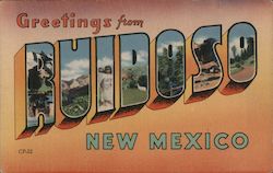 Greetings from Ruidoso Postcard