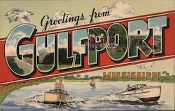 Greetings from Gulfport Mississippi Postcard Postcard Postcard