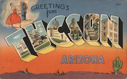 Greetings from Tuscon Postcard