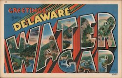 Greetings from Delaware Water Gap Postcard