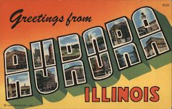 Greetings from Aurora Postcard