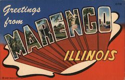 Greetings from Marengo Postcard