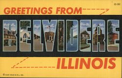 Greetings from Belvidere Postcard