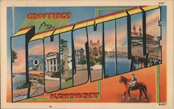 Greetings from Louisville Postcard