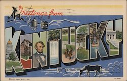 Greetings from Kentucky Postcard