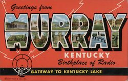 Greetings from Murray Kentucky Postcard Postcard Postcard