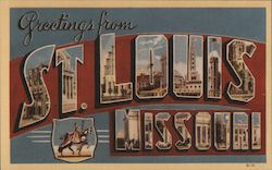 Greetings from St. Louis Postcard