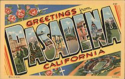 Greetings from Pasadena Postcard