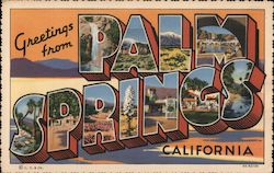 Greetings from Palm Springs Postcard
