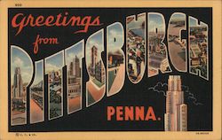 Greetings from Pittsburgh Postcard