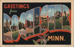 Greetings from Rochester Postcard