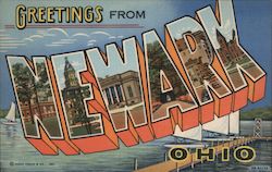 Greetings from Newark New Jersey Postcard Postcard Postcard