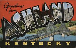 Greetings from Ashland Kentucky Postcard Postcard Postcard