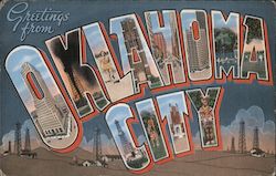 Greetings from Oklahoma City Postcard Postcard Postcard