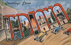 Greetings from Indiana Postcard Postcard Postcard