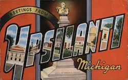 Greetings from Ypsilanti Postcard
