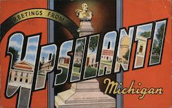 Greetings from Ypsilanti Postcard