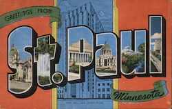 Greetings from St. Paul Postcard