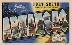 Greetings from Fort Smith Arkansas Postcard Postcard Postcard