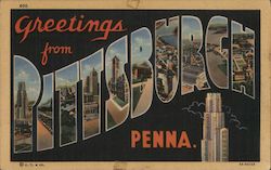Greetings from Pittsburgh Postcard