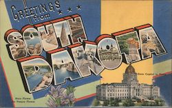 Greetings from South Dakota Postcard