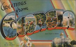 Greetings from Georgia Postcard