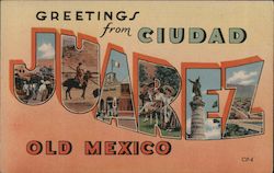 Greetings from Juarez Postcard