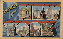 Greetings from New York Postcard