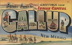 Greetings from Gallup Postcard