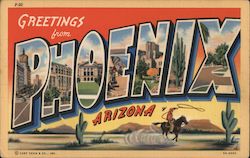 Greetings from Phoenix Postcard