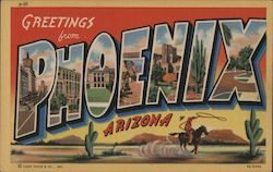 Greetings from Phoenix Postcard