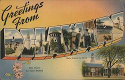 Greetings from Delaware Postcard