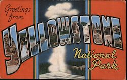 Greetings from Yellowstone National Park Postcard