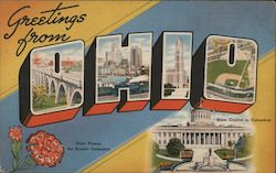 Greetings from Ohio Postcard