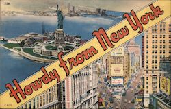 Greetings from New York Postcard Postcard Postcard