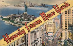 Greetings from New York Postcard
